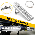 Exhaust Muffler Pipe Heat Shield Cover for Motorcycle (46mm to 74mm)