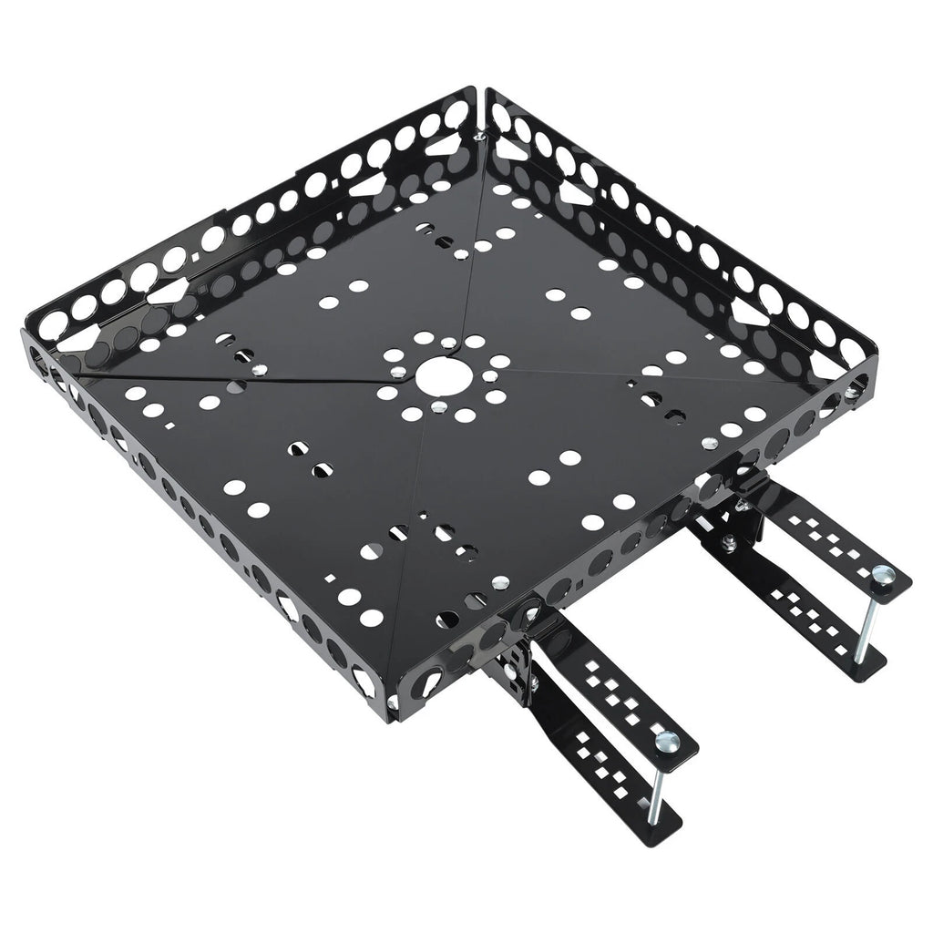 Set of 2 RV Bumper Mount Generator & Cargo Carrier Tray Kit