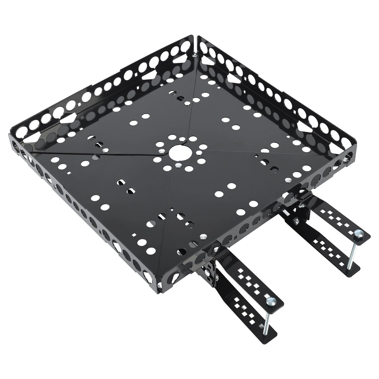 Set of 2 RV Bumper Mount Generator & Cargo Carrier Tray Kit