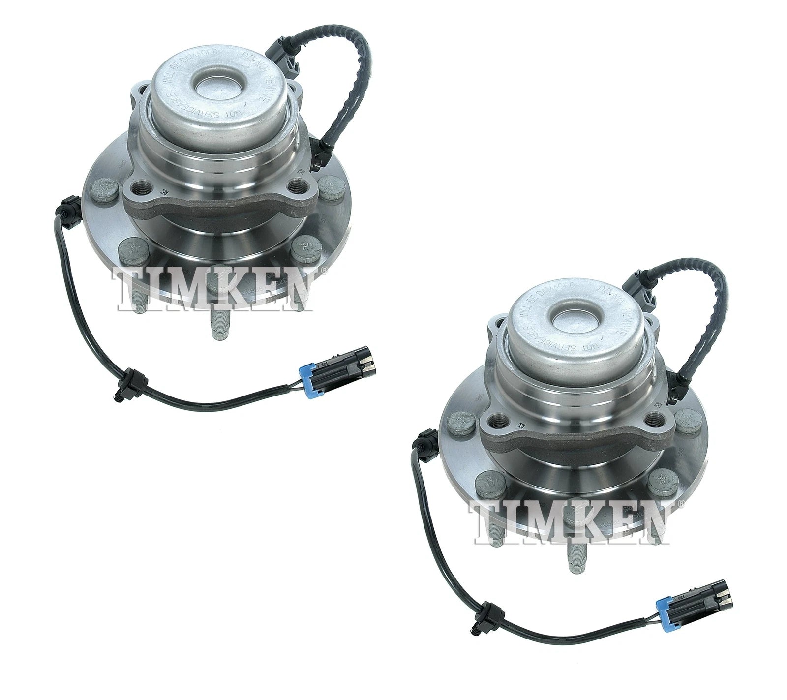 Set of 2 Front Timken Wheel Bearing and Hub Assemblies for Chevy GMC (RWD)