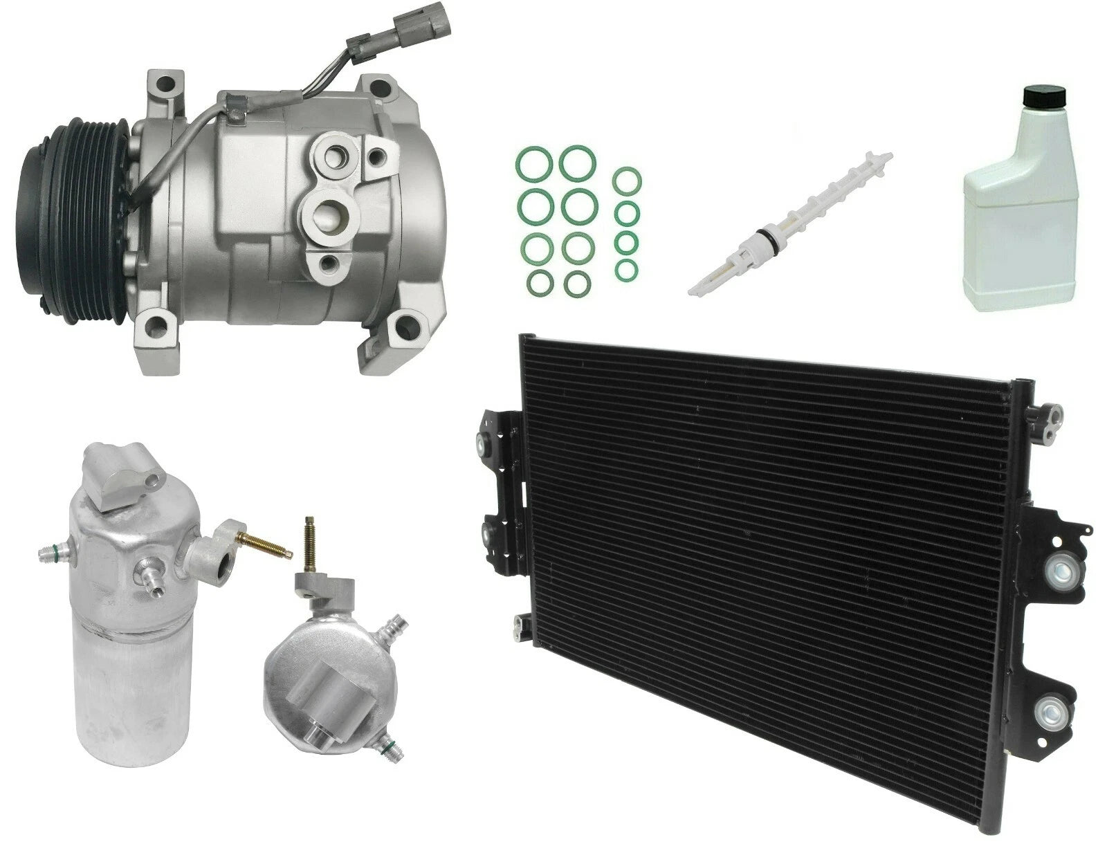 AC Compressor Kit with Condenser for Toyota Tacoma (2005–2015)