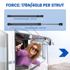 15in Gas Struts for Leer Canopy Truck Topper (C16-11543)