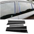 Set of 6 Door Trim Window Black Pillar Posts Cover Decal for Honda Civic (2006–2011)