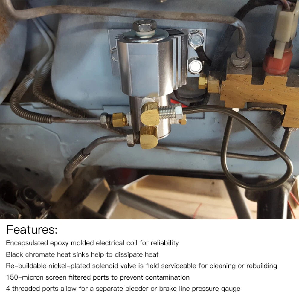 Brake Line Copper Fittings Install Kit for Front Line Lock (2010–2020)