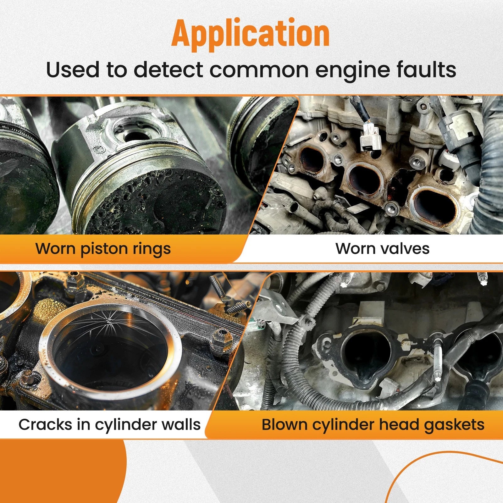 Cylinder Leak Down Tester for Engine Compression Diagnostics