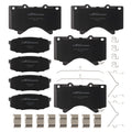 Set of 4 Ceramic Brake Pads for Toyota Tundra (2007–2021) D1303 D1304