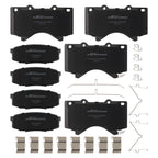 Set of 4 Ceramic Brake Pads for Toyota Tundra (2007–2021) D1303 D1304
