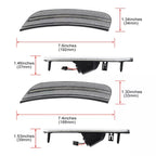 Front + Rear LED Side Marker Lights for Chrysler Pacifica Voyager (2017–2022)