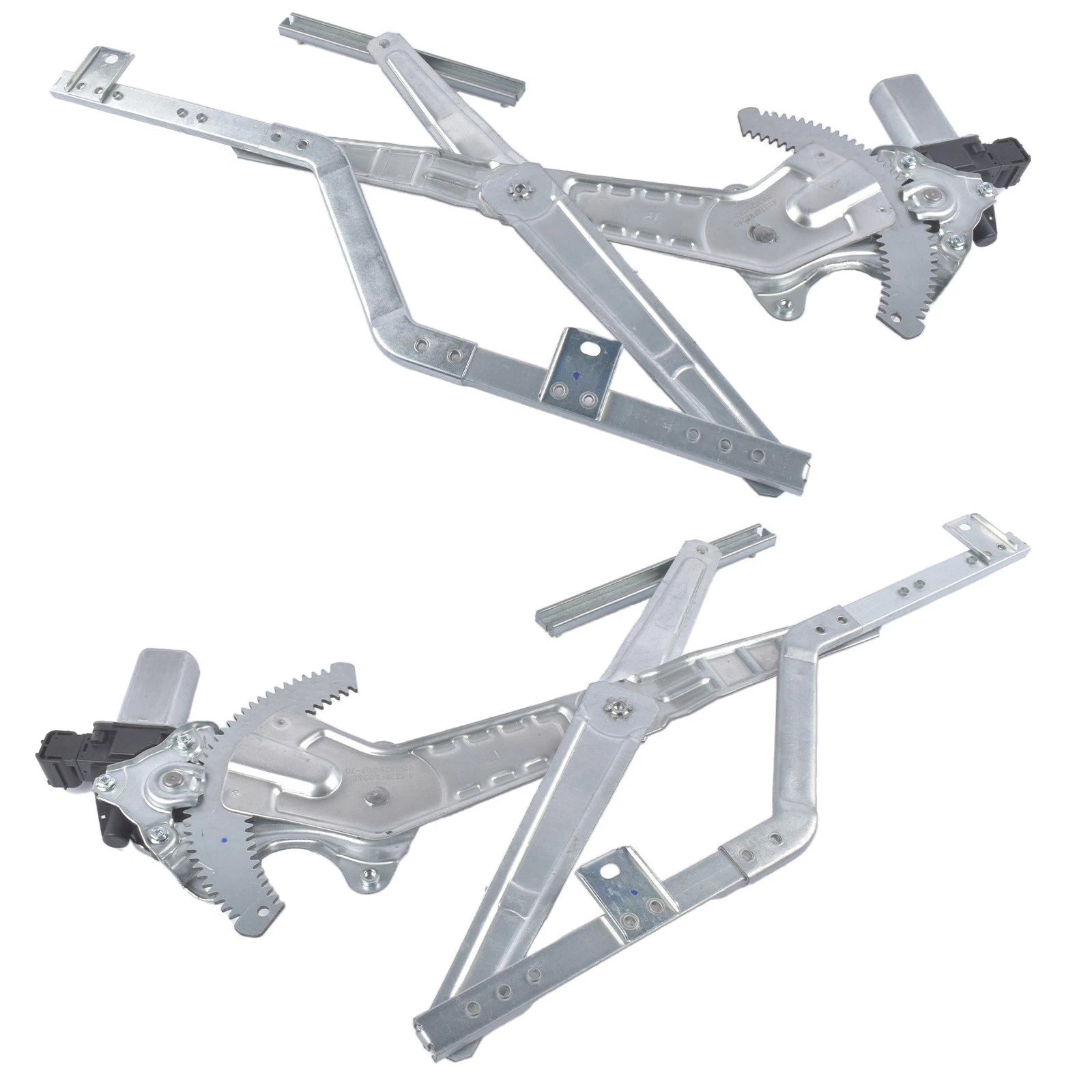 Pair Front Door Power Window Regulators for Isuzu NQR (2007-2016)