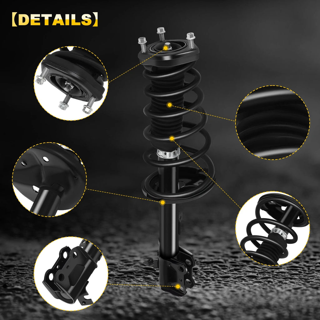 Set of 2 Rear Complete Struts with Springs for Toyota Venza AWD