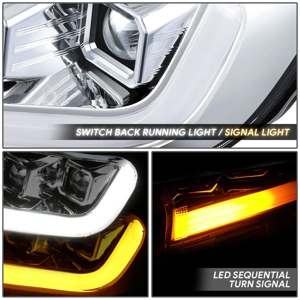 Switchback LED DRL Signal Projector Headlights for Ranger Lariat (2019–2023)