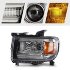 Halogen Headlight LED DRL Projector for GMC Canyon (2015–2022)