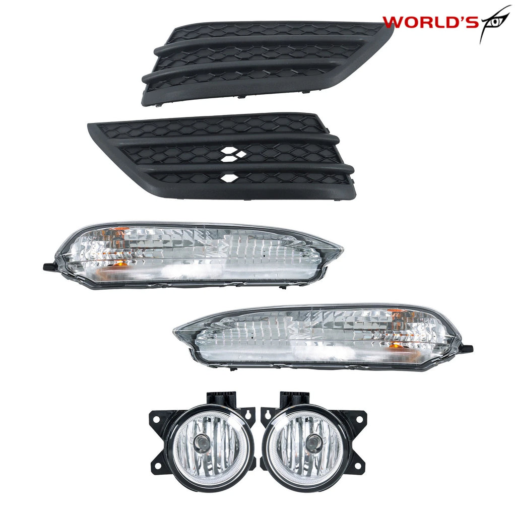Pair of Fog Lights with Covers for Honda Pilot (2016–2018)