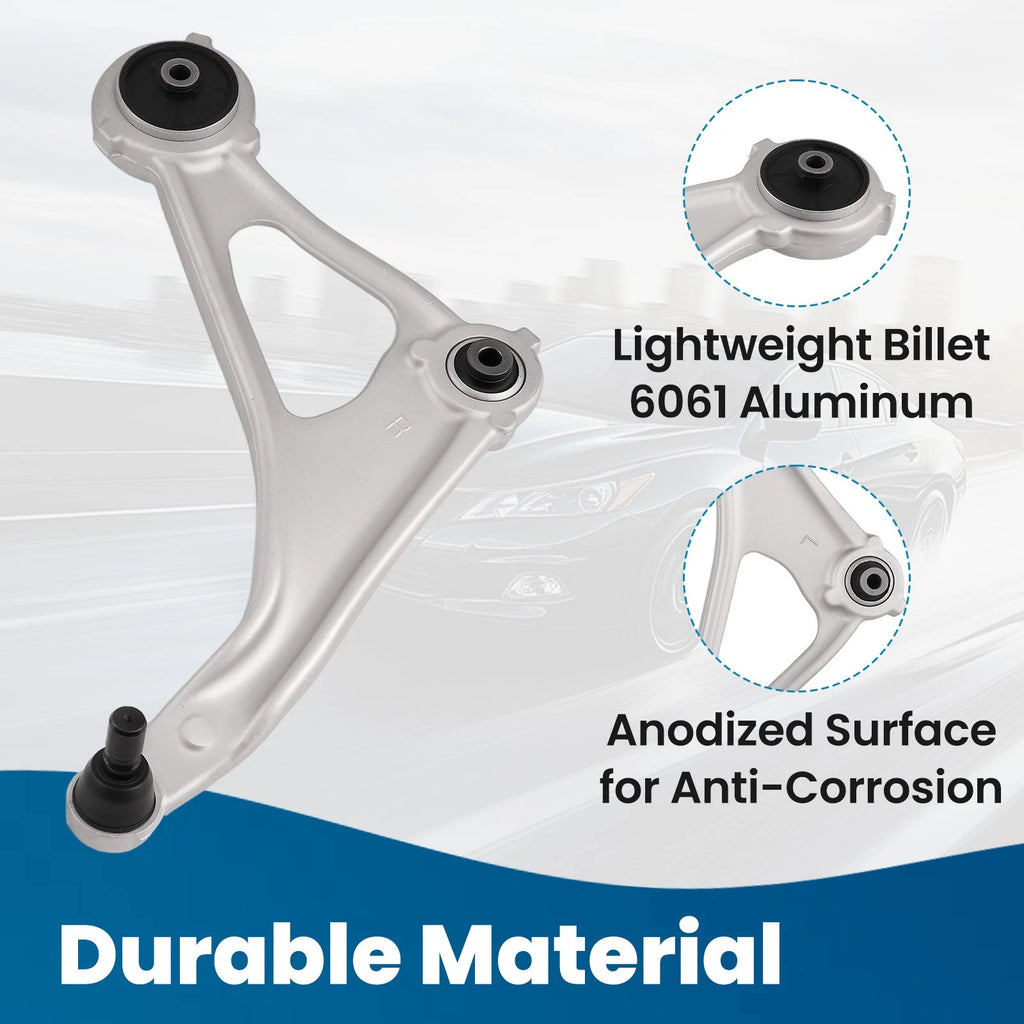 Set of 2 Lower Control Arms w/ Ball Joints for Nissan Maxima Altima