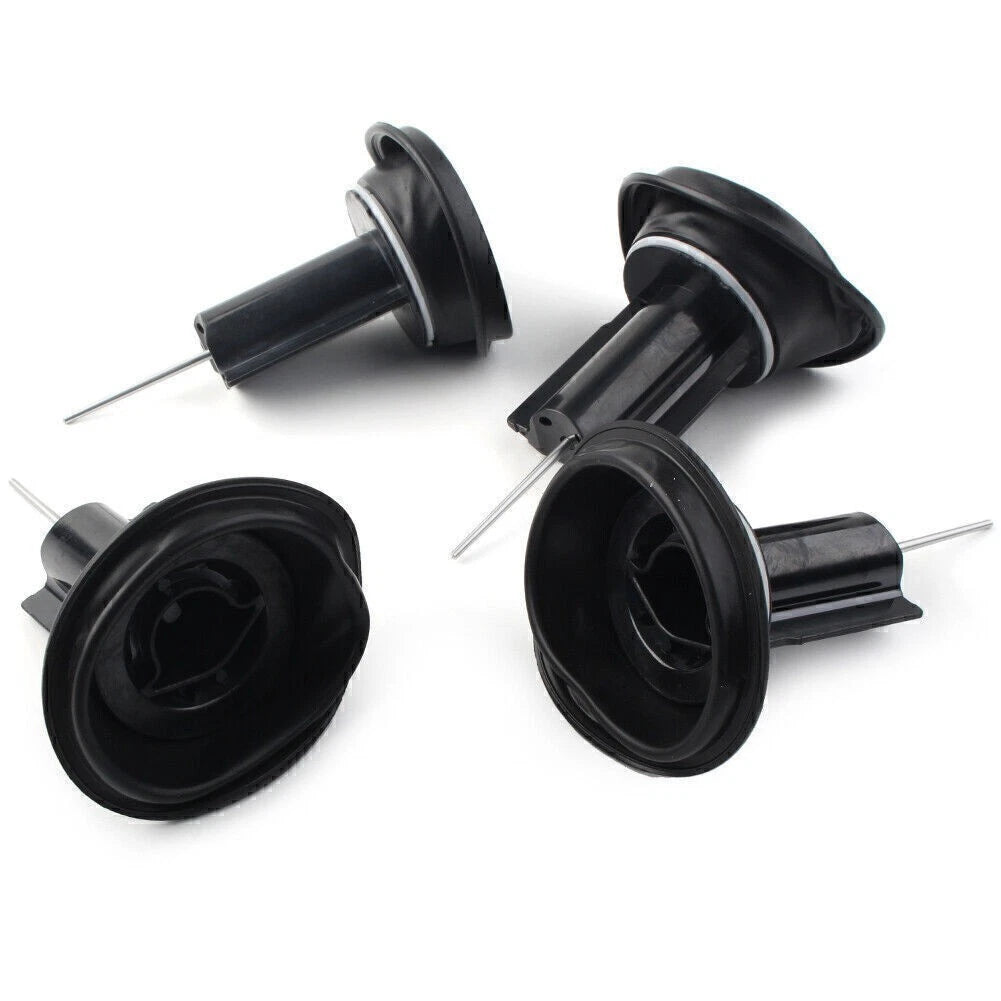 Set of 4 Carburetor Plunger Diaphragms for Suzuki GSF1200 Bandit (2001–2006)