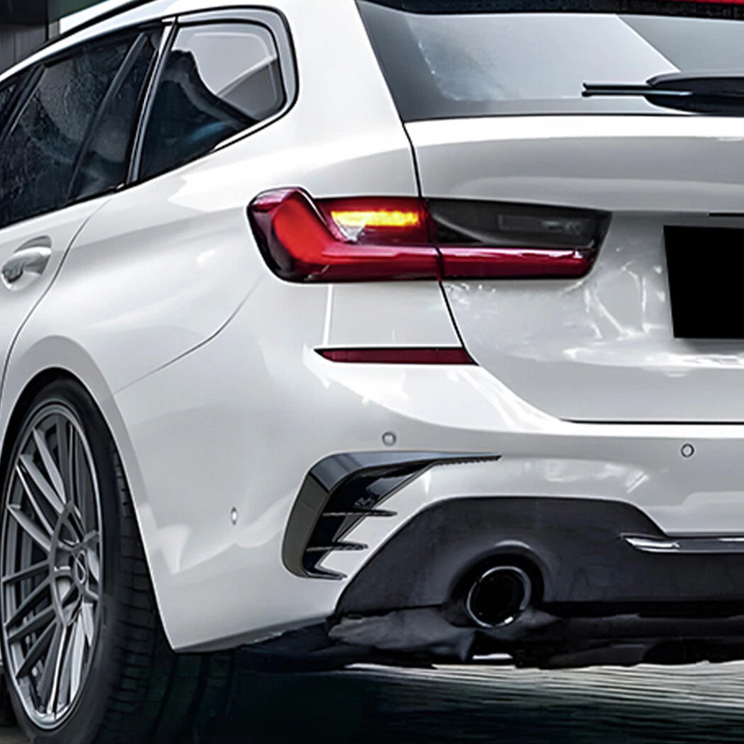 Side Vent Trim Canards Splitters for BMW 3-Series Estate M-Sport (2019–2022)