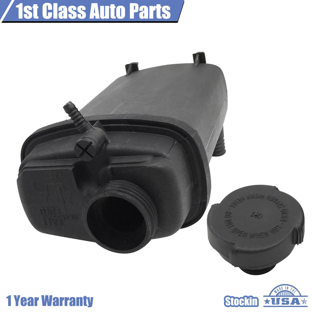 Coolant Expansion Tank w/Cap for BMW E31 E38 E39 E52 540i 740i 850i (1990–2001)