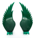 Hood Ornament Plastic Wings Windrider Green Replacement for Grand General (—)