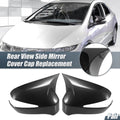 Pair Rearview Mirror Cover Overlay for Honda Civic (2006–2011) Carbon Fiber