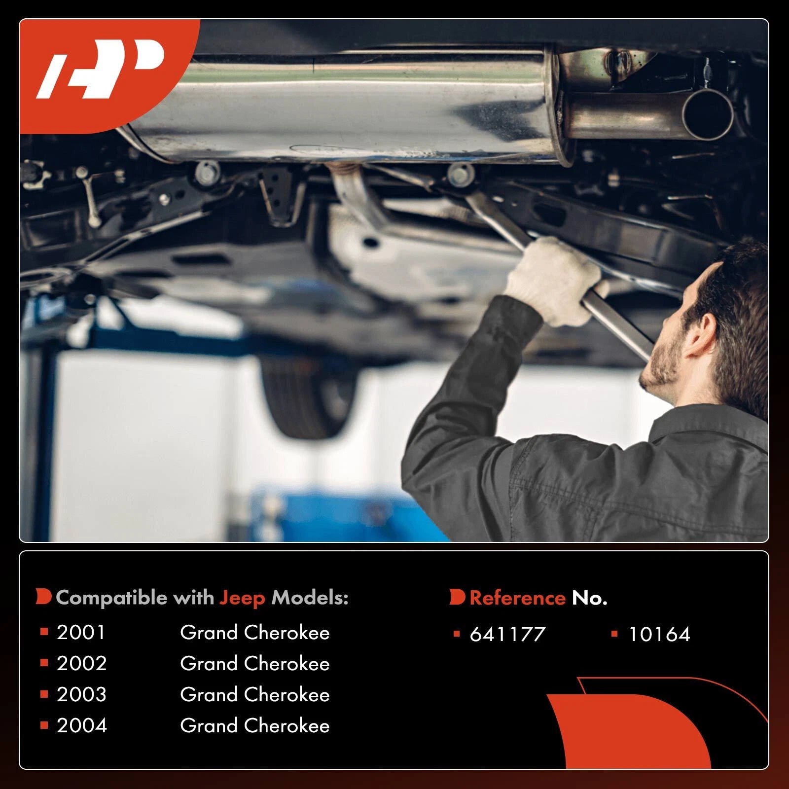Front Catalytic Converter for Jeep Grand Cherokee WJ (2001-2004)