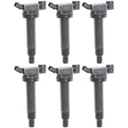Ignition Coils Set of 6 for Lexus RX400h, Toyota Highlander, Solara, Sienna, RX330