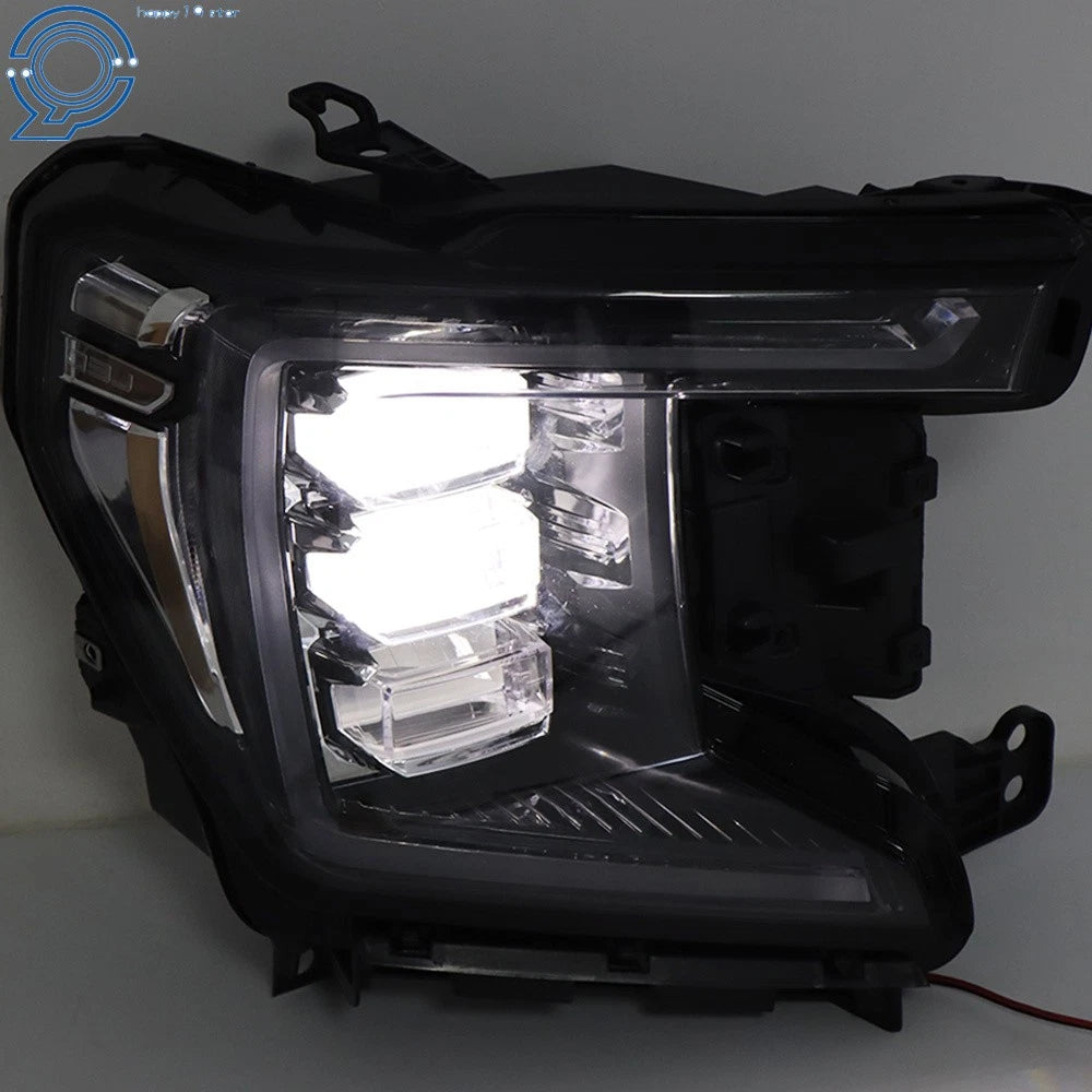 2X LED Headlamp Assembly for GMC Yukon SLE/SLT (2021–2023) Clear Lens