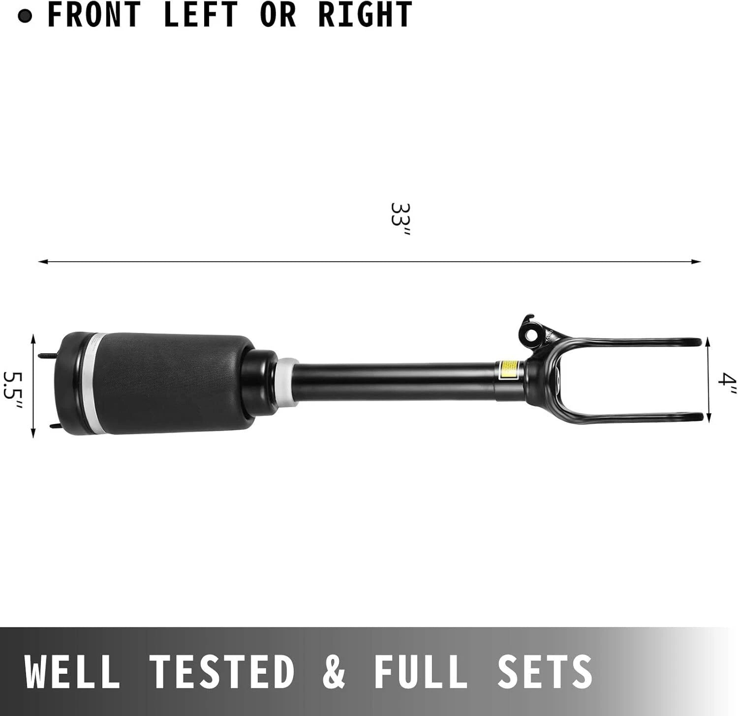 Front Airmatic Air Strut Assembly for Mercedes GL450 (2007–2012) 1643204513