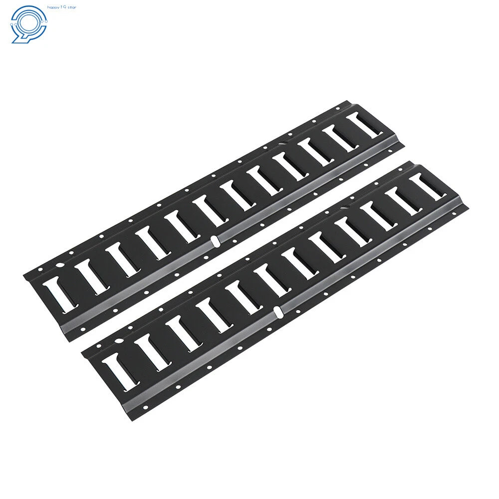 Set of 2 Track Tie Down Rail Kit for Garages