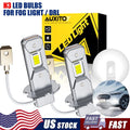 2X H3 LED Fog Light Bulbs for