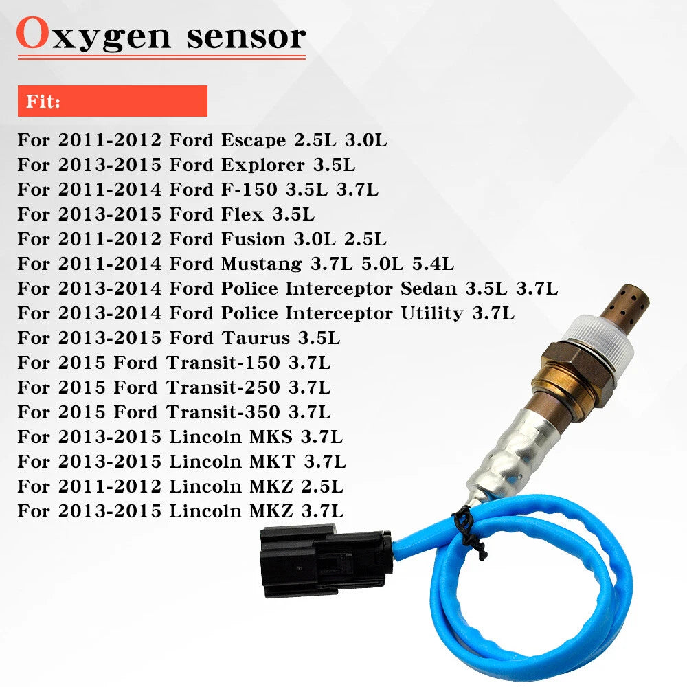 2 Downstream O2 Oxygen Sensors 234-4490 for Ford Mustang (2011–2014)