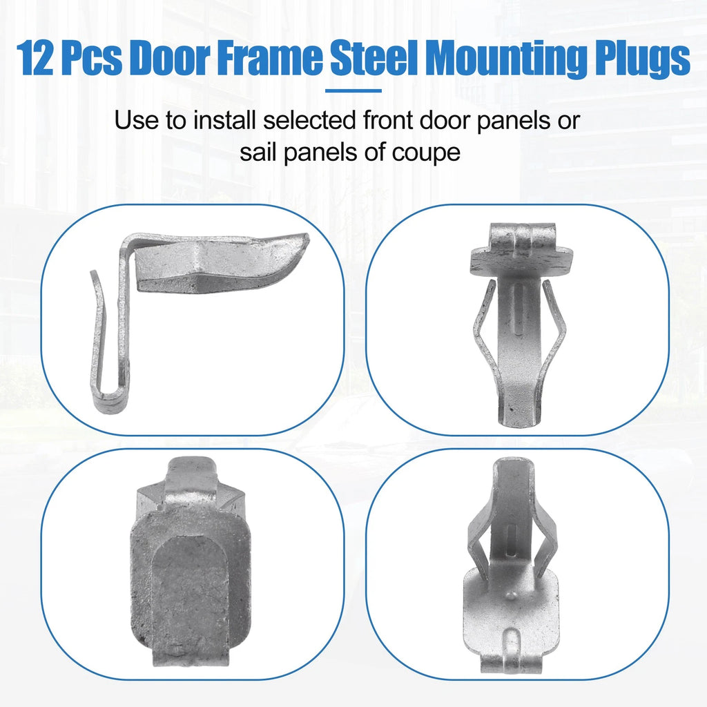 24pcs Front Door Panel Frame Plug Clip for Chevy Camaro Nova Impala (1967–2021)