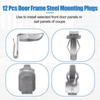 24pcs Front Door Panel Frame Plug Clip for Chevy Camaro Nova Impala (1967–2021)