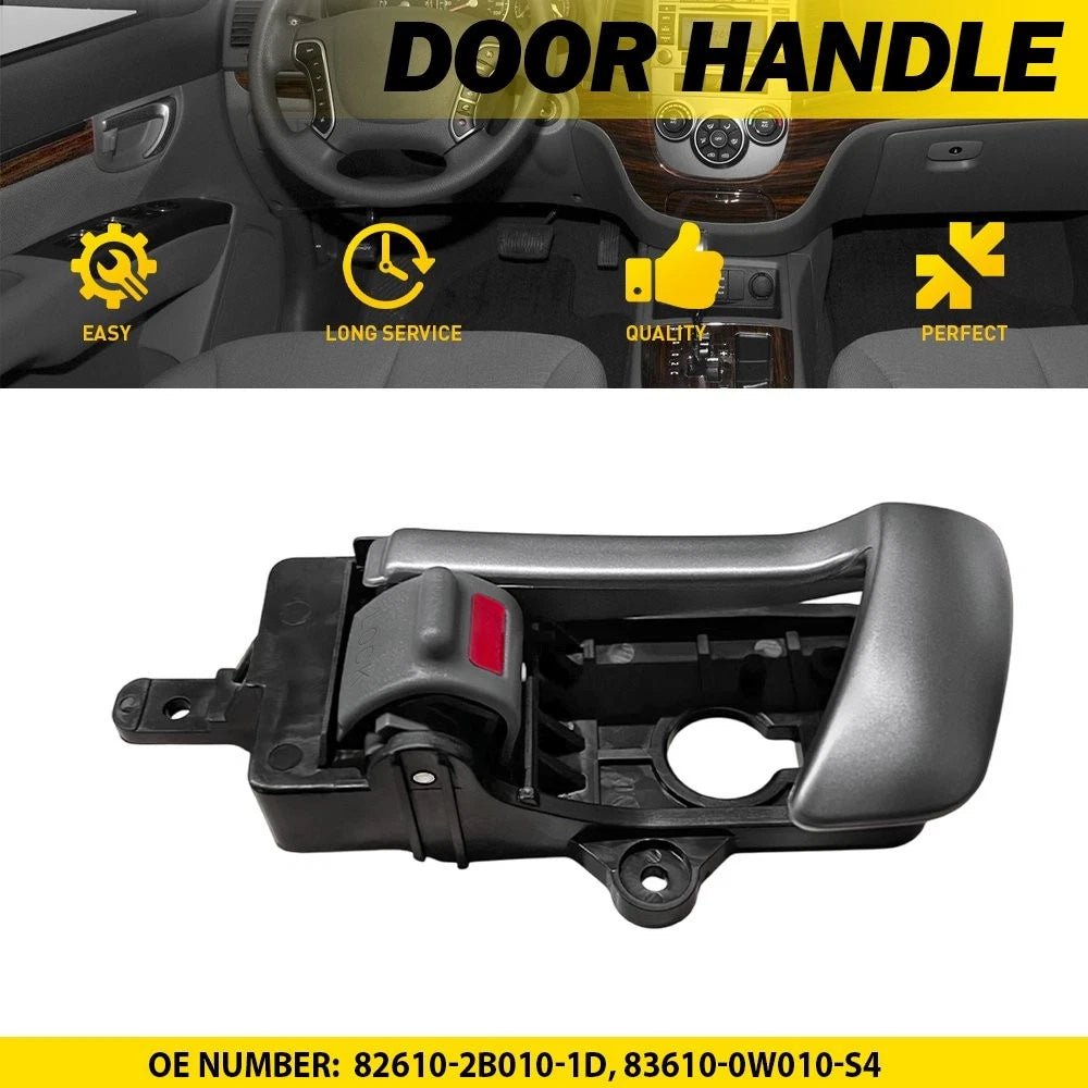 Driver Side Interior Door Handle for Hyundai Santa Fe (2007–2012) 82610-2B010-1D H