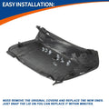 Front Bumper Tow Hook Cover for Mercedes-Benz CLA250 (2014-2019) Black