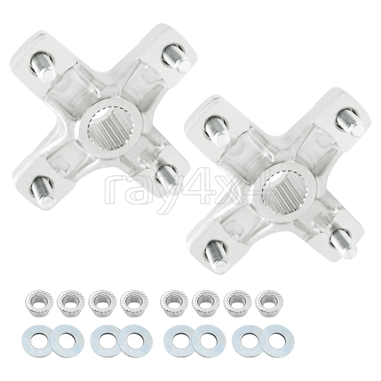 2 Rear Wheel Hub & Nut & Washer for Yamaha Blaster YFS200, Tri-Z 250 YTZ250