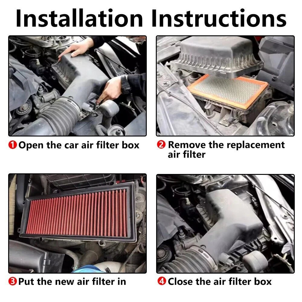 Performance Air Filter for Audi VW (Washable, Reusable)