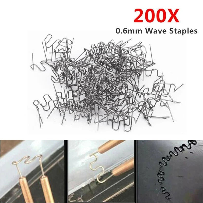 200pcs Welding Staples Replacement Set for Bumper Repair