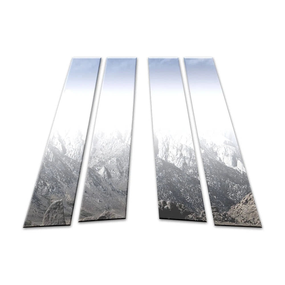 Pillar Post Covers Diamond Grade Stainless Steel 4pc for Chevy Malibu (2013–2015)