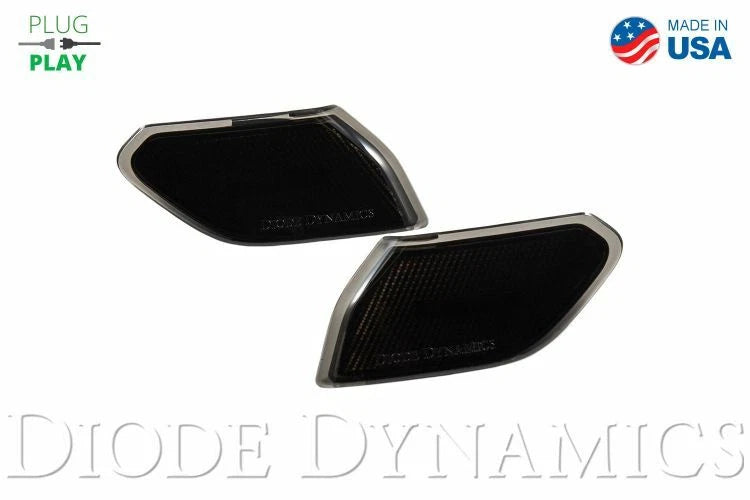 LED Smoked Turn Signal Lens Replacement for Jeep Wrangler and Gladiator (2018–2020)
