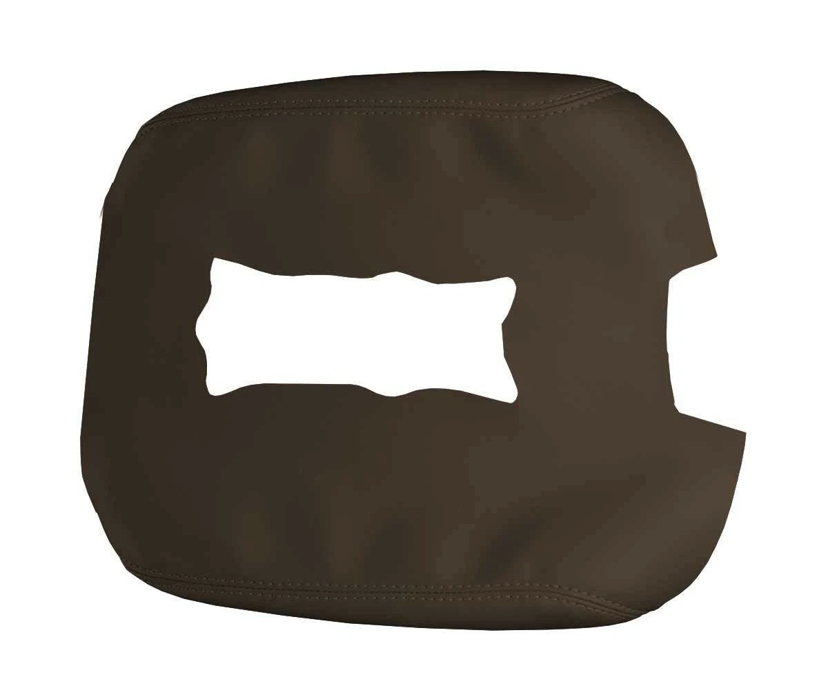 Leather Console Lid Armrest Cover for Chevrolet Tahoe (2016–2019) Cocoa