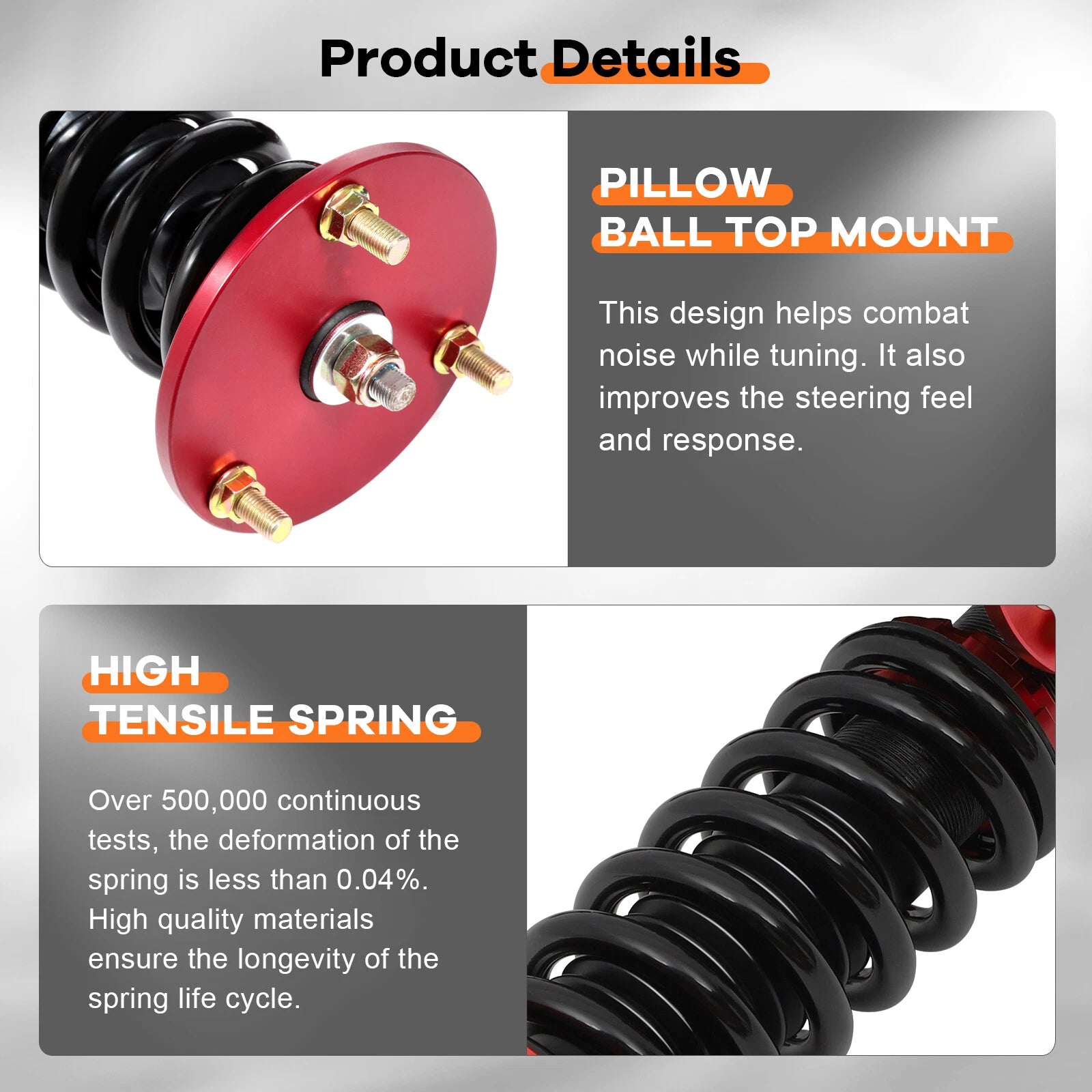 Coilover Adjustable Height Shock Absorber Set for IS350 IS250 (2006-2013)