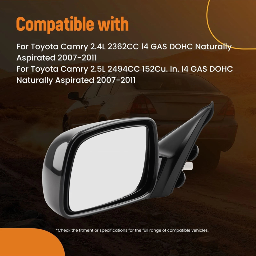 Left Side View Mirror for Toyota Camry (2007–2011) 8794006925 Towing Textured