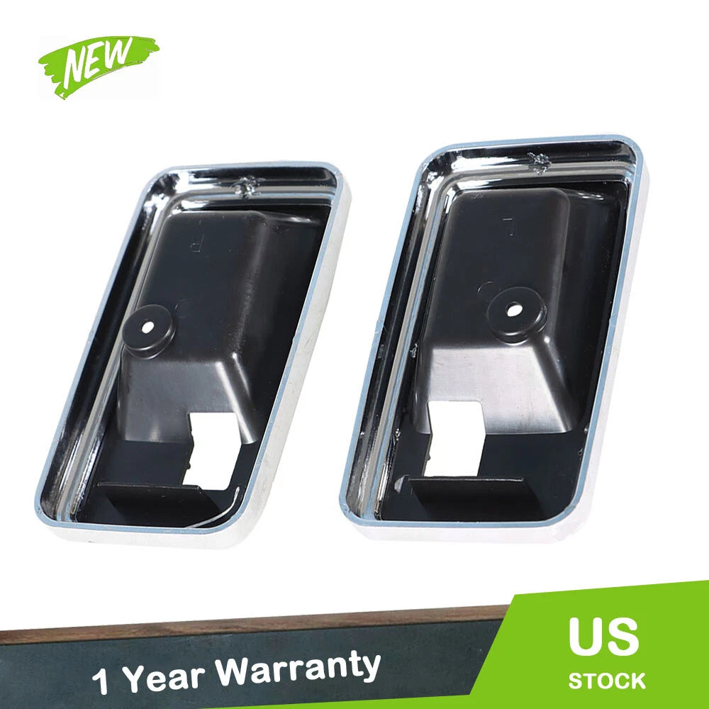 Set of 2 Black Door Handle Bezel Cups for Firebird Trans Am Camaro (1977–1981)
