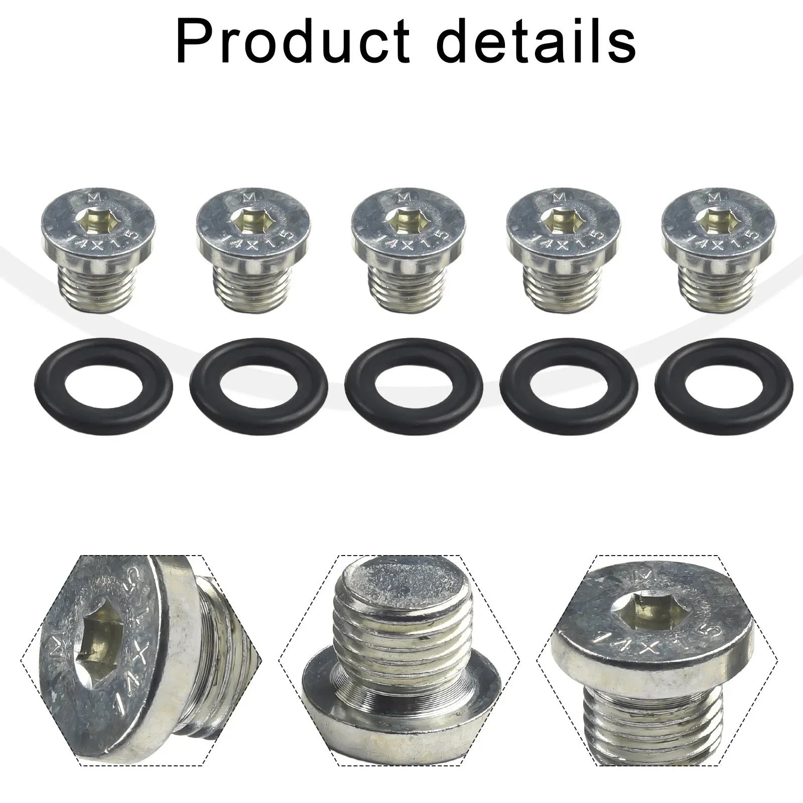 Screw / Black+Silver for BMW E39 E46 E60 E90 Z8 E52