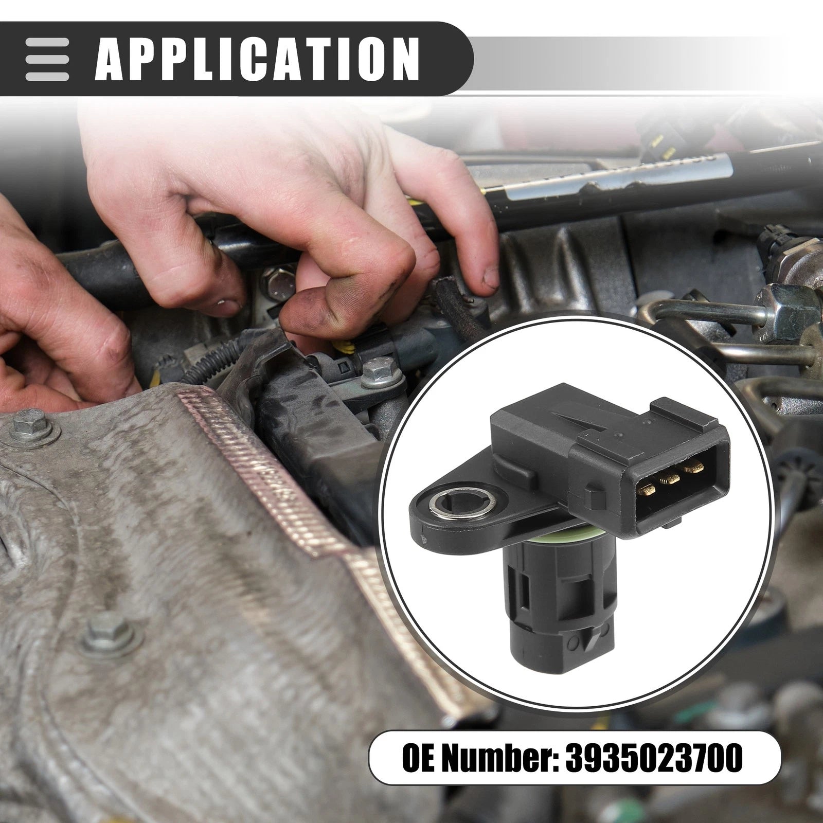 2X Camshaft Position Sensor for Hyundai Elantra (2003–2016) No. 39350-23700