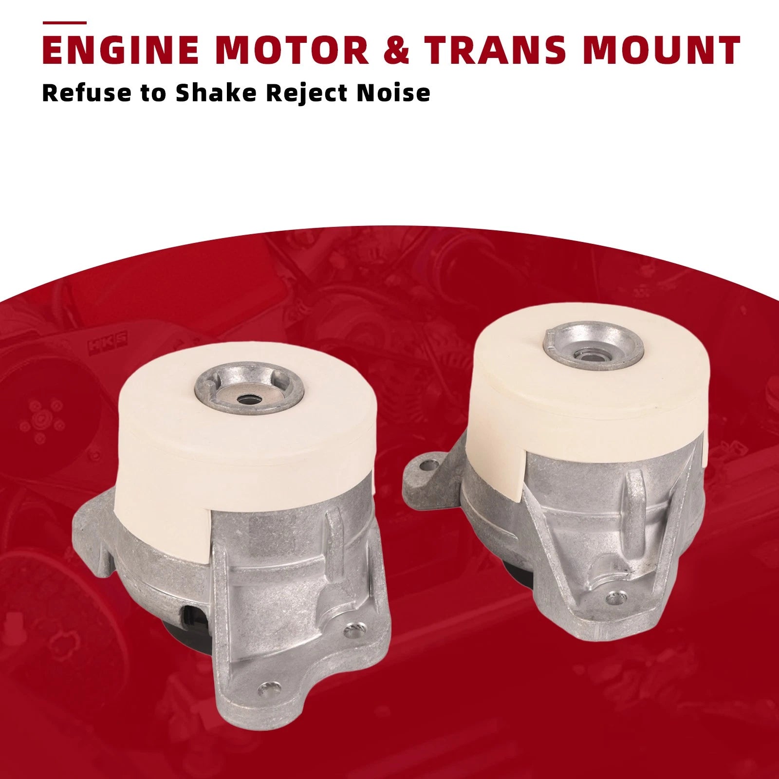 2Pcs Engine Motor Mount for Mercedes-Benz C300 (2015–2018)