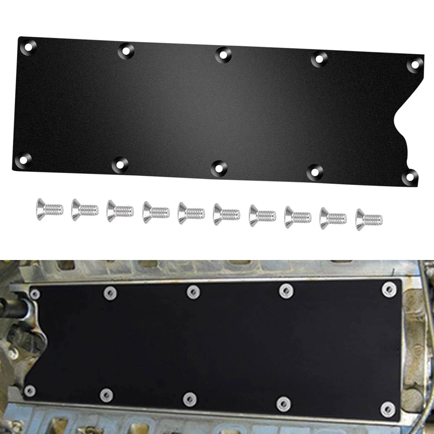 Billet Valley Pan Cover Plate for LS1 LS2 (Knock Sensor Delete) (Gen 3)