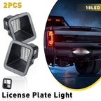 Bright LED License Plate Light Lamp for F250 F350 Super Duty (2017–2022)