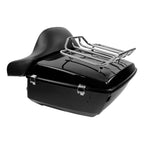 Trunk Backrest Pad Mount Rack for Harley Electra Glide (2009–2013)