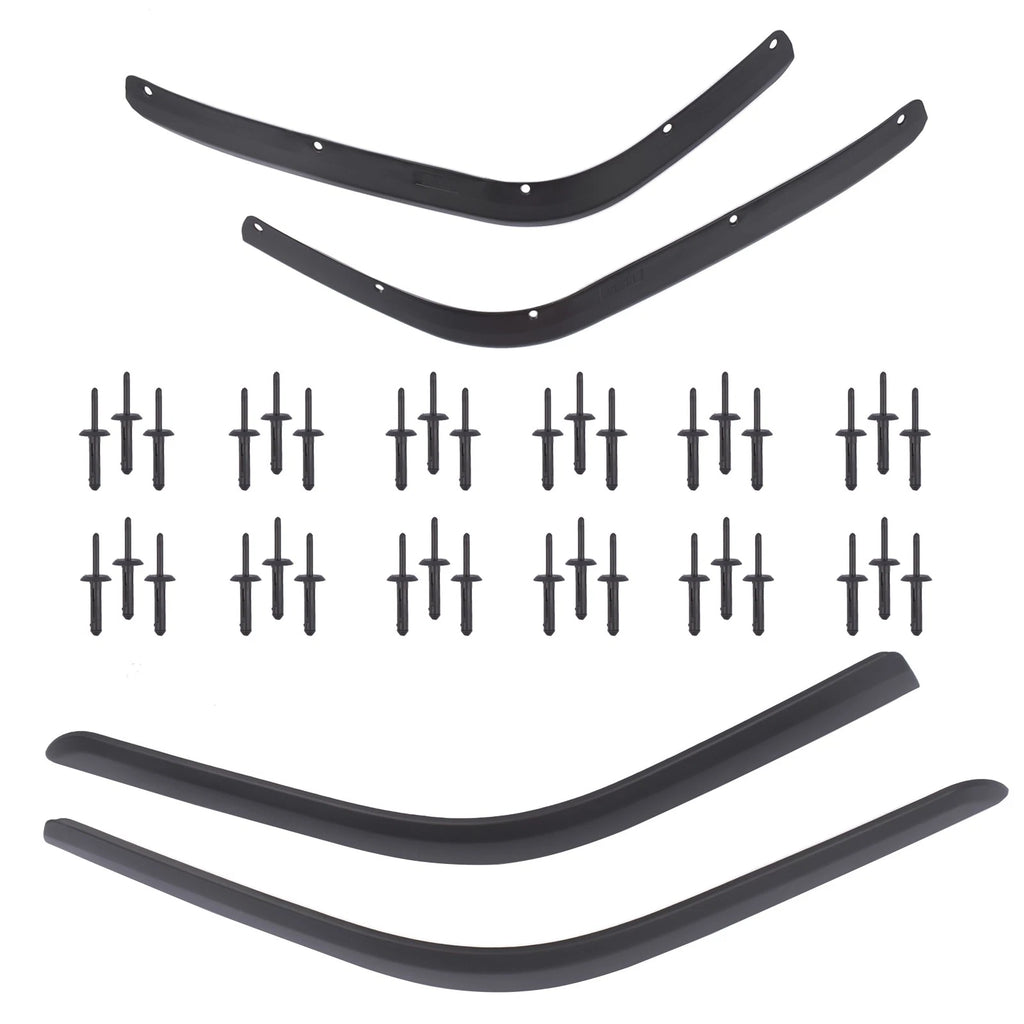 Set of 4 Fender Extenders for Jeep Wrangler JL JLU (2018–2024)